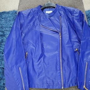 Women's plus sz Calvin Klein leather jacket
